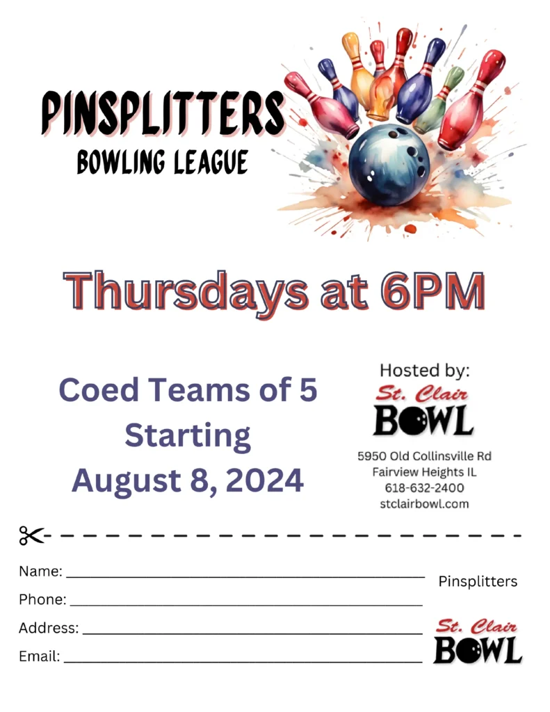 2024 Fall Thursdays Pinsplitters league