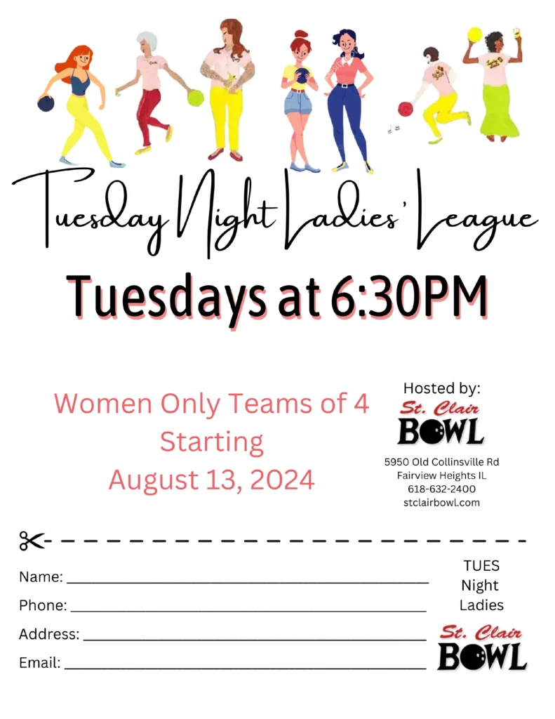 2024 Fall Tuesday Night Ladies League