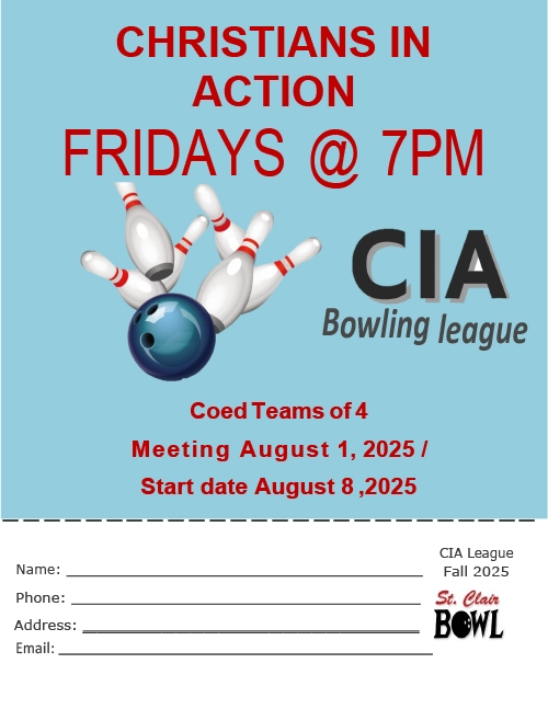 Fall 2025 Christians in Action League