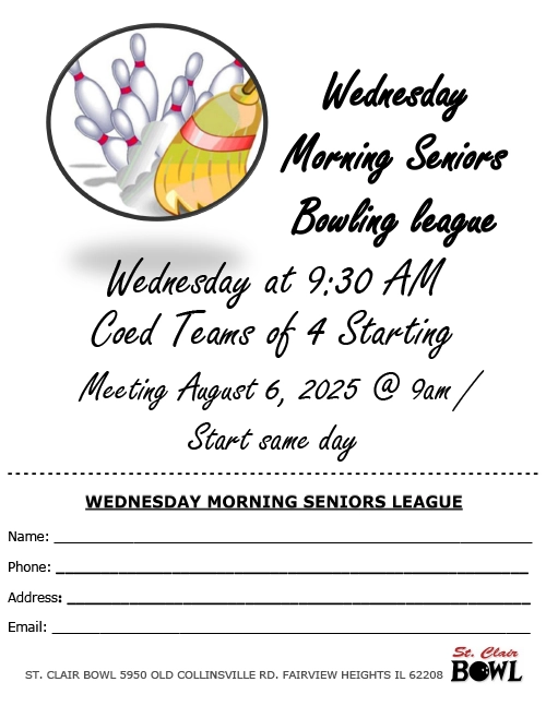 Fall 2025 Wednesday Morning Seniors League