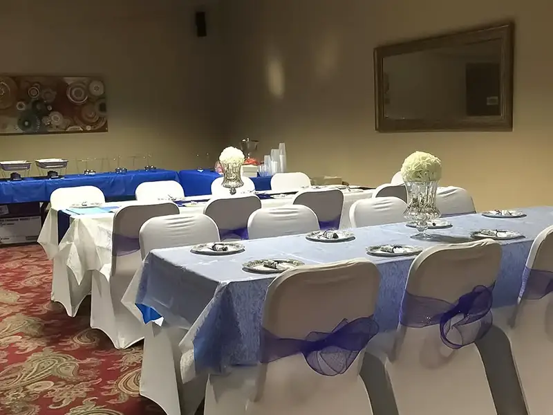 wedding event hosted at the King Pin room at St. Clair Bowl in Fairview Heights IL