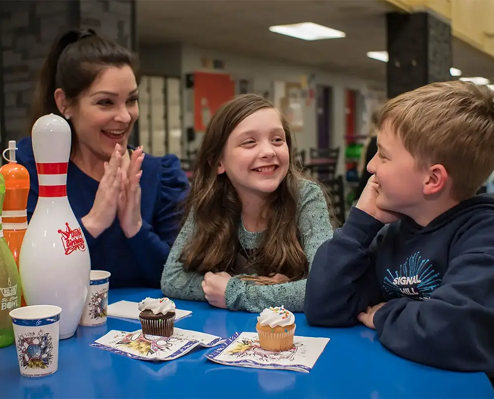 birthday party celebration at St. Clair Bowl in Fairview Heights IL